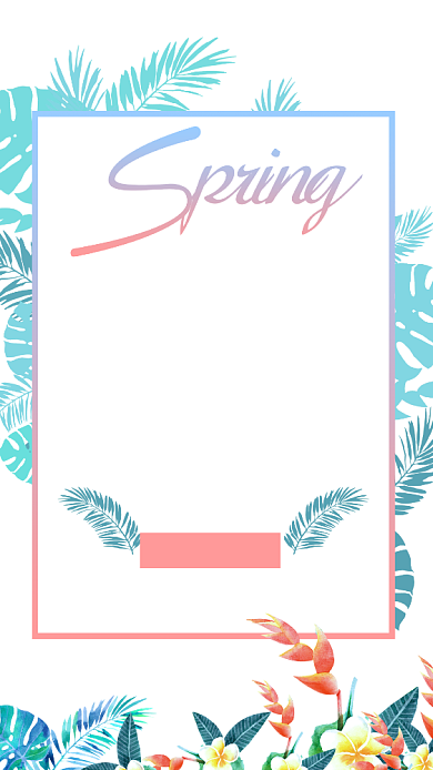 春季特惠手机海报背景