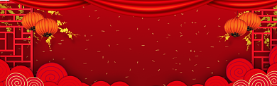 2019年红色喜庆过年不打烊海报背景