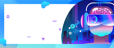 创意科技时尚VR体验微信公众号素材图片背景