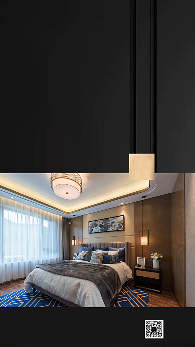 大气质感房产促销手机海报背景