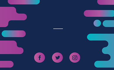 潮流元素时尚简约渐变个人名片背景