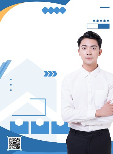 简洁金牌讲师印刷海报背景