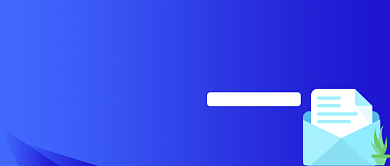 蓝色诚信合作商务简约公众号首图背景