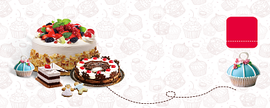 蛋糕优惠券背景