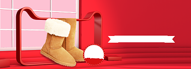 圣诞节狂欢海报banner背景