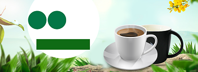 马克杯海报banner背景