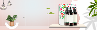 简约春季踏青优惠淘宝banner背景