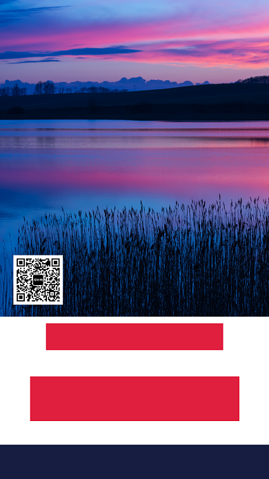 简约风景秋季旅游去手机海报背景