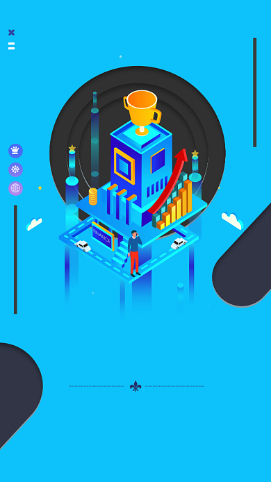 金融培训宣传海报背景