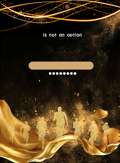 黑金企业文化永不言败印刷海报背景