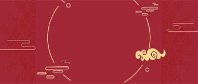 红色潮牌中国经典公众号首图背景