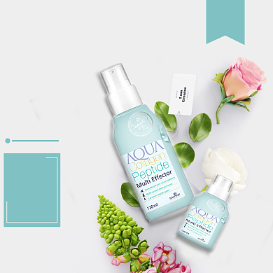 清新日用美妆护肤化妆品主图直通车背景