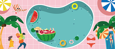 八月你好8月漫画公众号首图背景