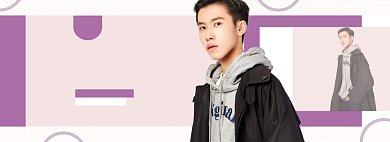 淘宝淘抢购男装风衣banner背景