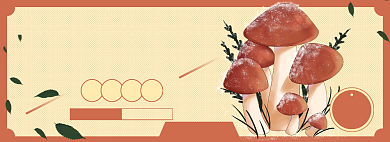 香菇淘宝电商banner图背景