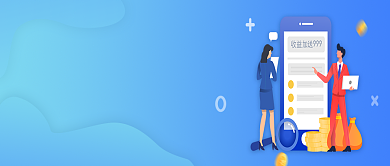 金融理财插画公众号首图背景