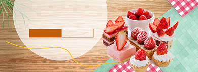 食物零食海报banner背景