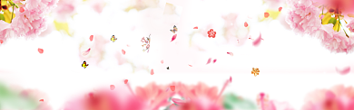 春换花开踏青去淘宝banner背景