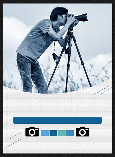 文艺摄影培训宣传广告印刷海报背景