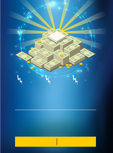 深蓝色金融投资海报模板背景