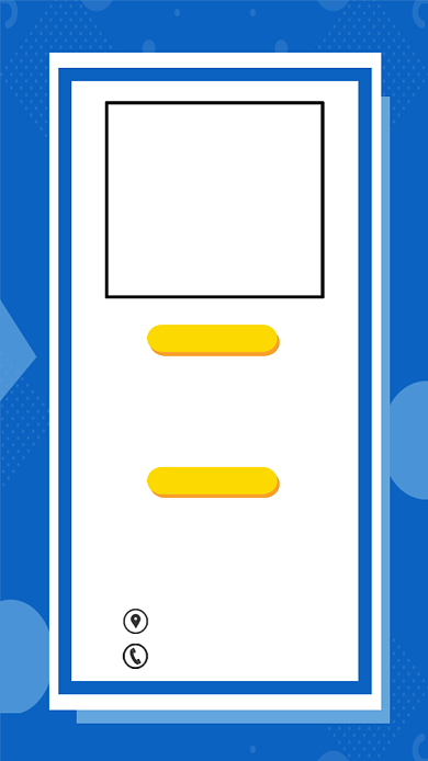 蓝色清新简约人才招聘手机海报背景
