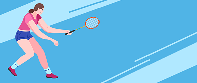 羽毛球培训公众号首图背景