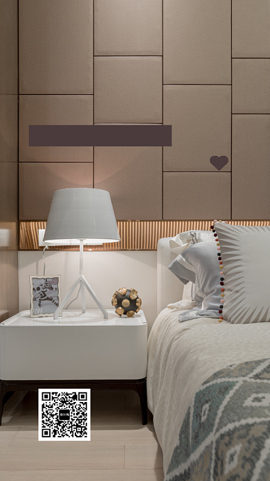 清新欧式简约创意家居手机海报模板背景