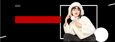 冬季女装新宠banner背景