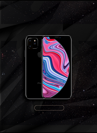 苹果手机以旧换新印刷海报背景