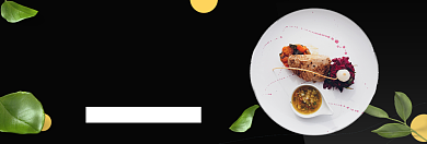 牛排专场买二送一淘宝banner背景