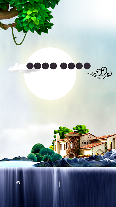 奢华洋房房地产宣传海报背景