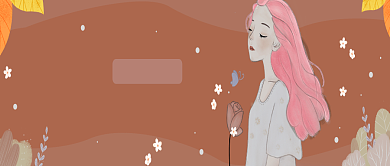 创意女生美女医生开课清新公众号首图背景