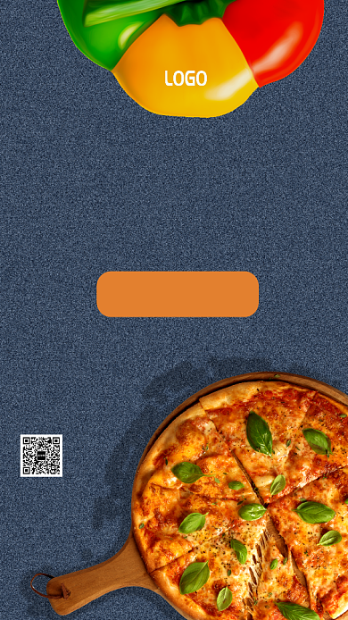 披萨新品促销手机海报背景