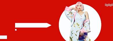 女装周年店庆淘宝banner背景