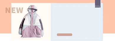 暖冬特惠女装专场淘宝banner背景