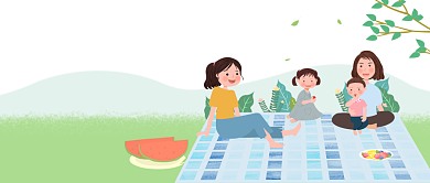 清新可爱卡通手绘夏季广告微信公众号素材图片背景