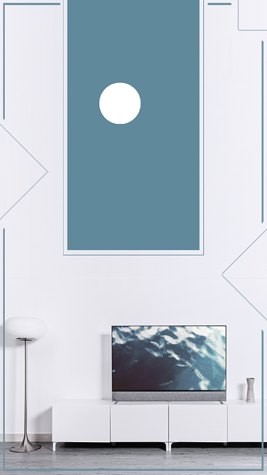 简约摄影小清新家居家具促销手机海报背景