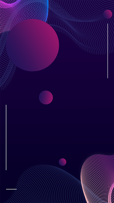 创意渐变艺术展邀请函背景