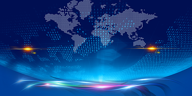 创意科技互联网峰会论坛展板背景