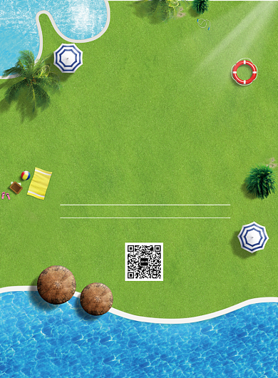 暑假夏令营印刷海报背景