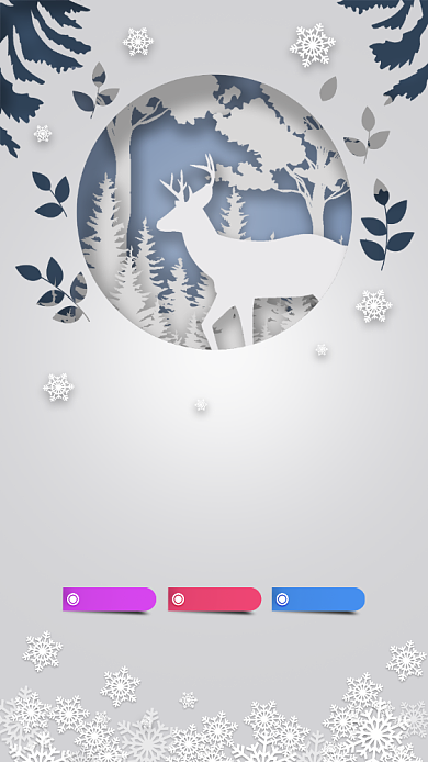 白色简约圣诞节促销海报背景