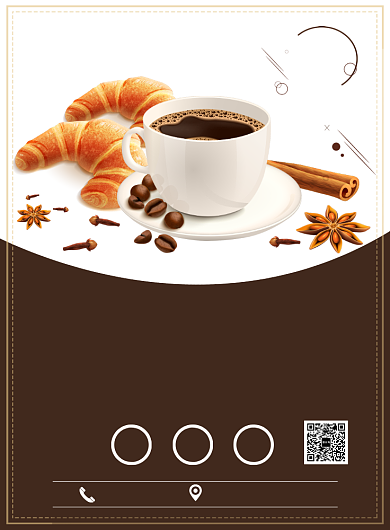 简约创意现磨咖啡海报背景