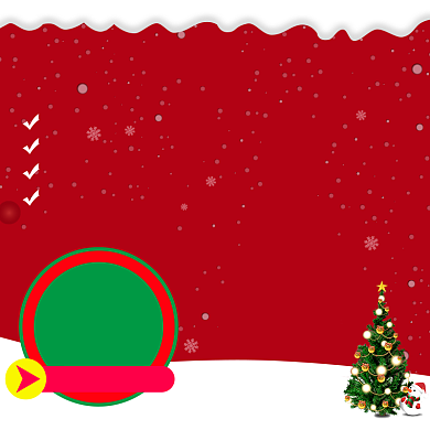 简约红色圣诞节商品促销主图图标背景