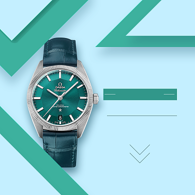 绿色时尚精品手表淘宝直通车图片背景