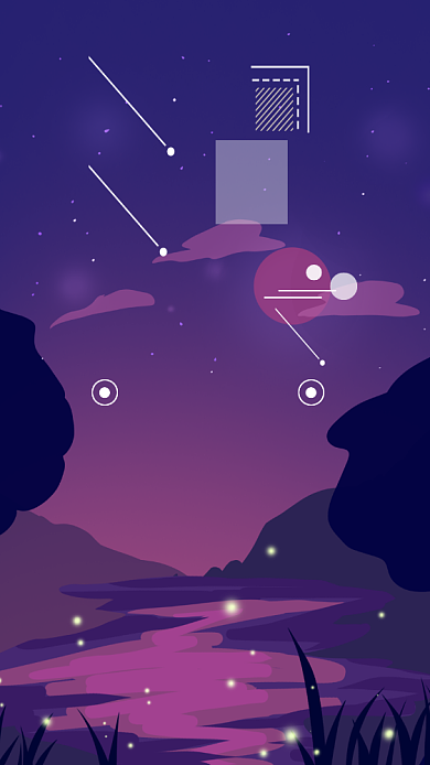 晚安梦想简约文化宣传海报背景