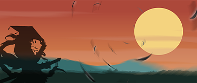 十二月你好卡通手绘手机首图背景