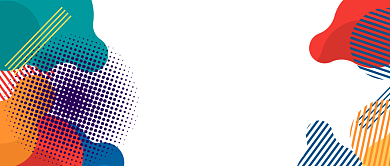 简约形状突出标题公众号首图背景