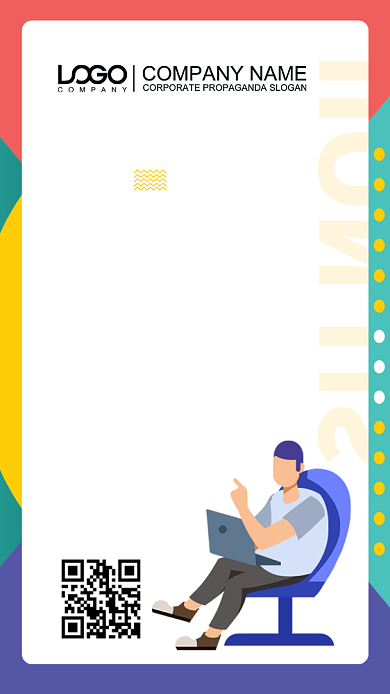 招聘设计师创意大气宣传海报背景