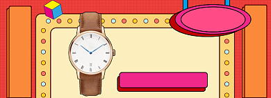 双12手表促销海报banner背景