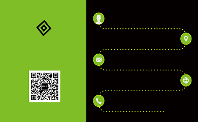 简约撞色商务个人名片背景